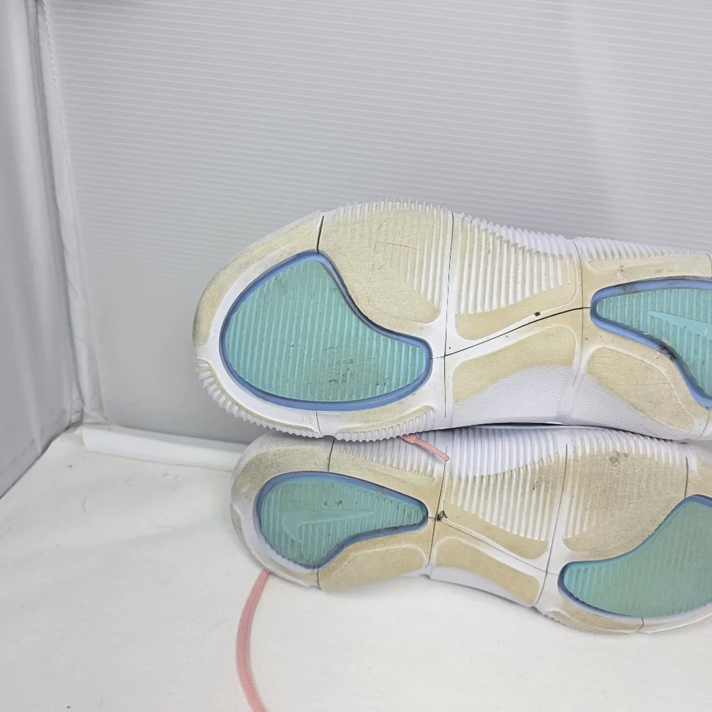 Nike Acalme Women's Size 9.5 White Purple‎ Blue Athletic Shoes AQ7459-101 *Read*